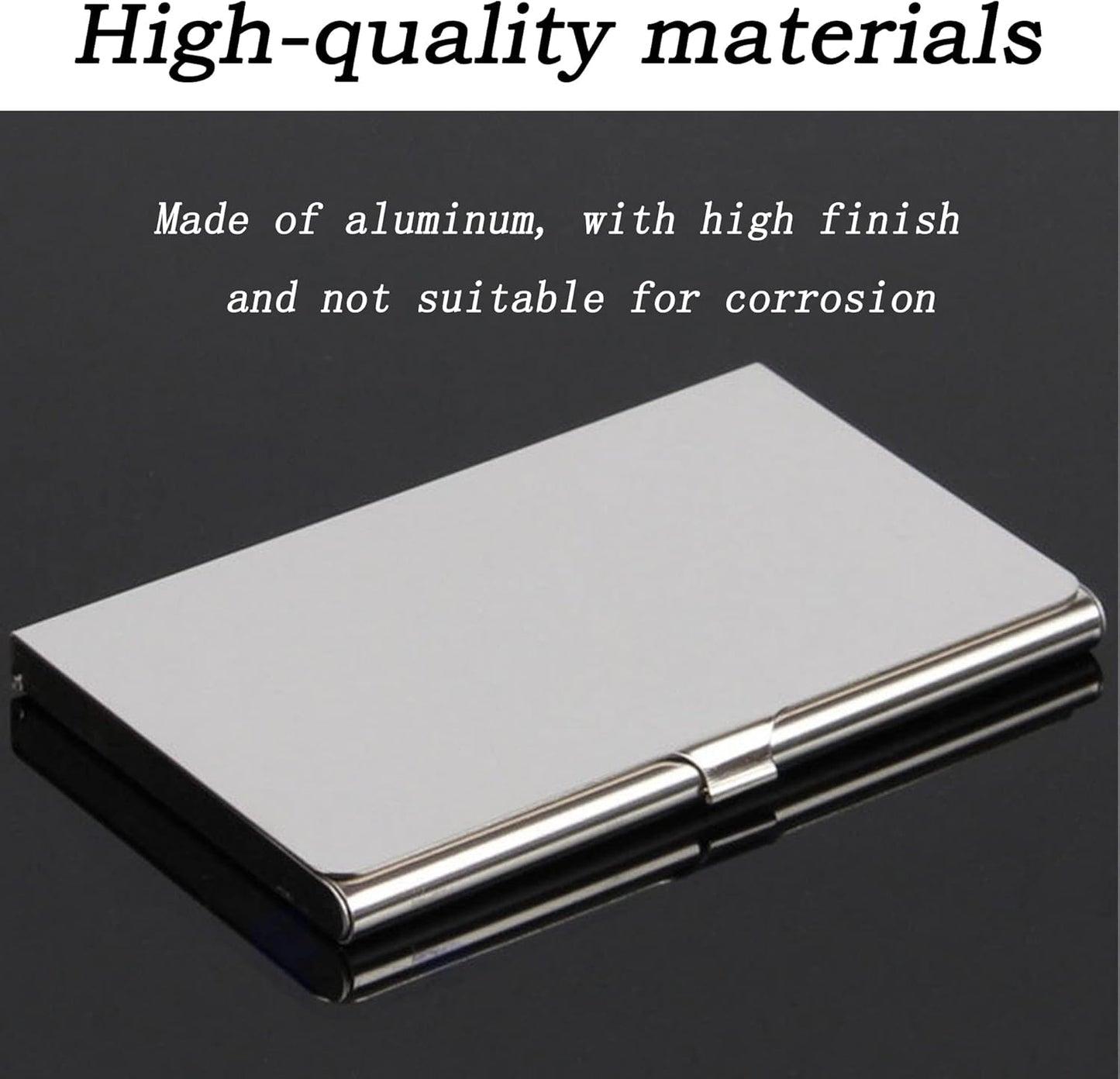 Aluminum SIM Card Case, Universal Waterproof Slim Mini Card Slots Storage Case, Sim Card Travel Case Can Hold 12 Nano SIM Card &1 Cell Phone Eject Pin Slots (Silver) + 1 Card Pin