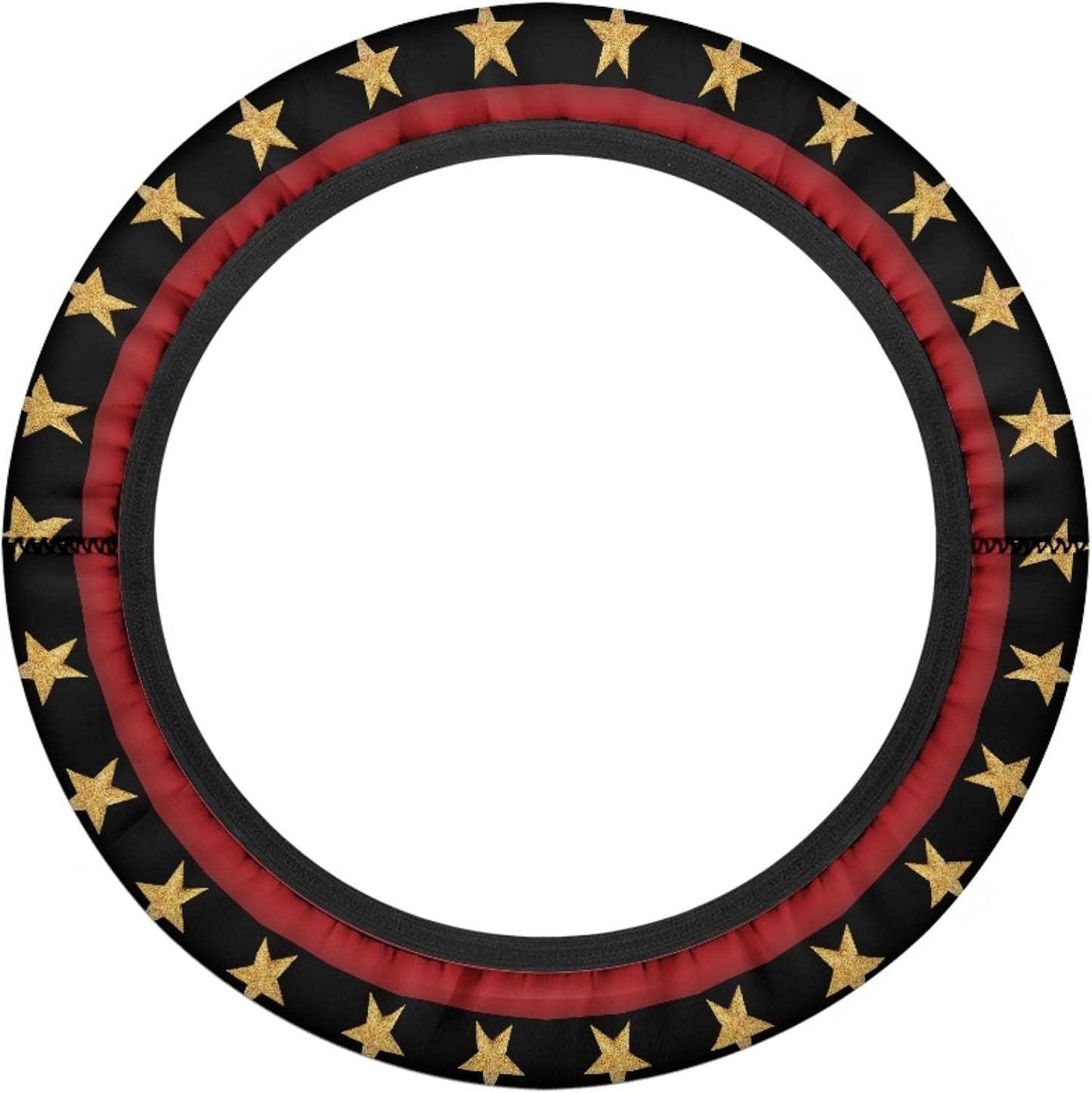 American Flag Golf Cart Steering Wheel Cover 13 Inch Steering Wheel Covers Sun Shade Cover Comfortable Vehicle Accessories 4Th of July Decor