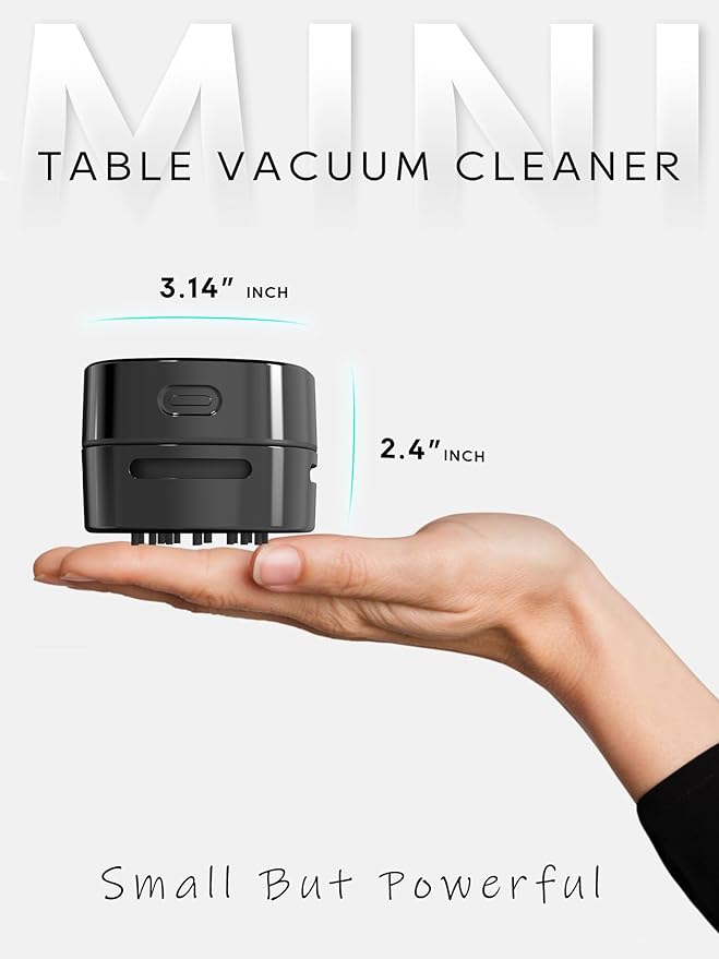 IGOKOTI Desk Vacuum Cleaner (New Black Charging)