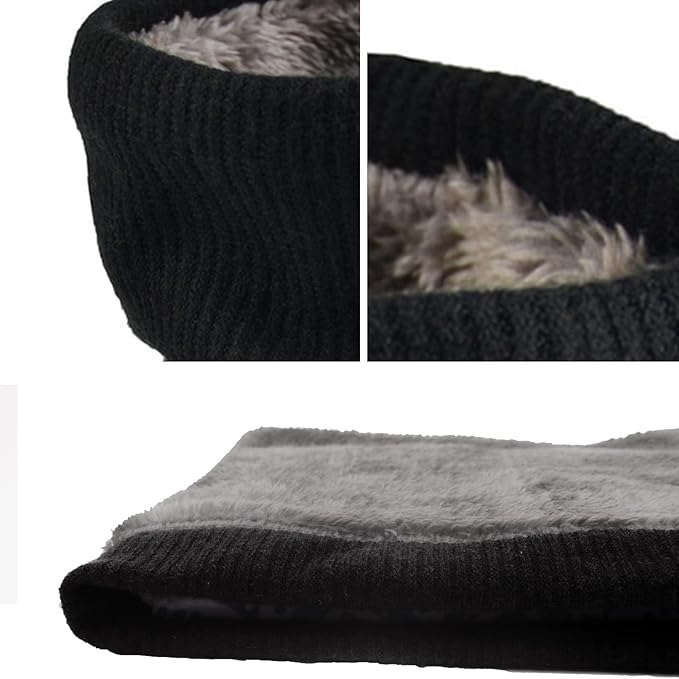 Winter Scarf Neck Warmer Gaiter Face for Men Women Warm Fleece Ski