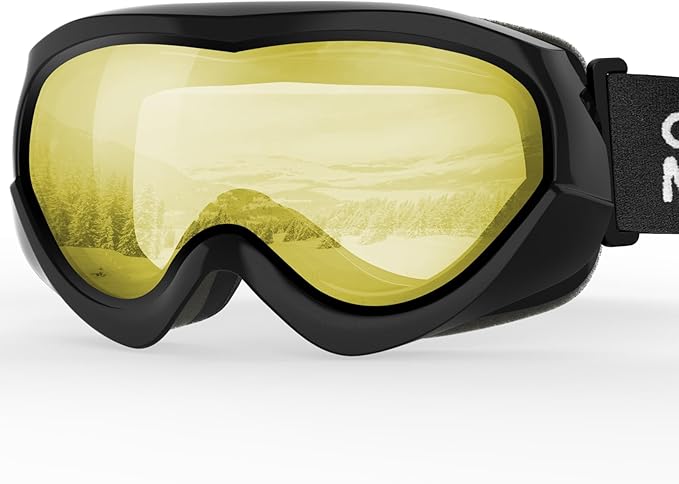 OutdoorMaster Kids Ski Goggles - Helmet Compatible Snow Goggles for Boys & Girls with 100% UV Protection