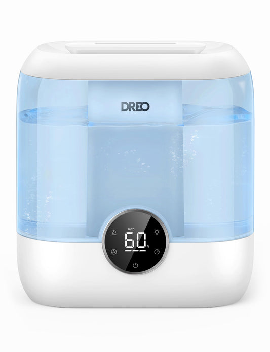 Dreo 6L Top Fill Humidifiers for Bedroom, 60H Runtime 28 dB Quiet Supersized Cool Mist Air Humidifiers for Large Room, Baby Nurs