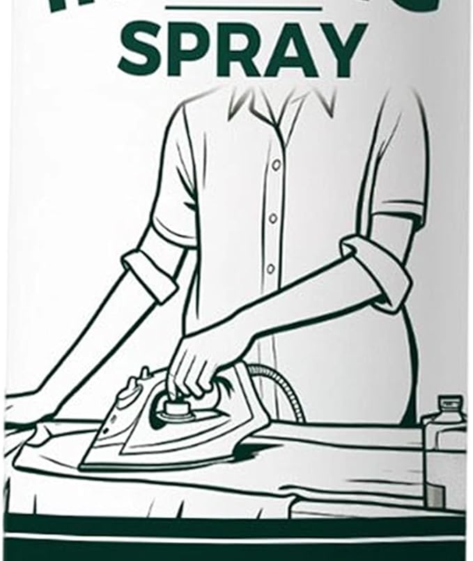 Anti Static Spray, 100ml Iron Spray for Clothes, Instant Anti Static Sprays, Liquid Starch for Ironing/Cotton/Linen/Polyester/Wool/Silk/Home
