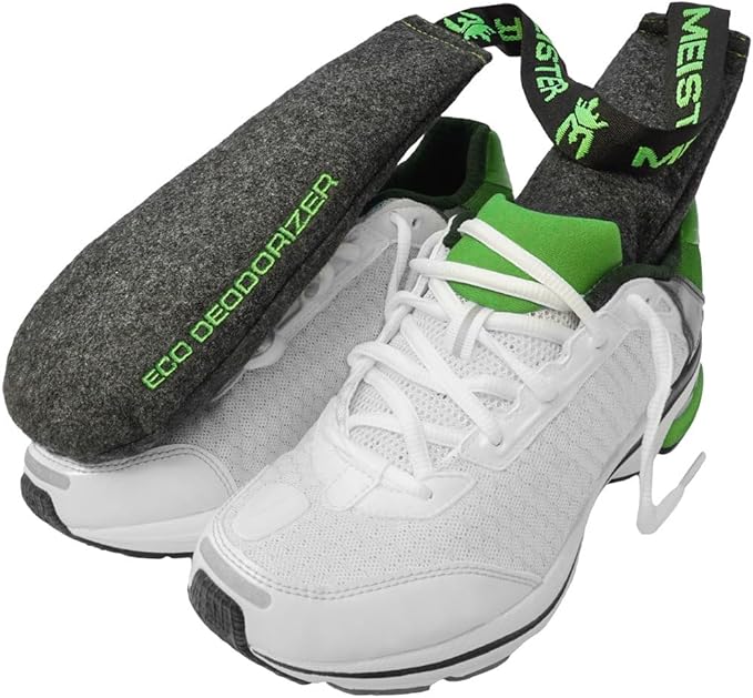 Meister Shoe & Glove Eco Deodorizer + Refill - Absorbents Stink, Powerful, Embossable - 1 Year Supply