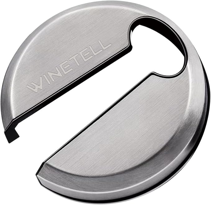Wine Foil Cutter-Premium Stainless Steel Wine Foil Cutter Tool-Foil Cutter for Wine Bottles-Wine Foil Cutter Opener Neck Label Remover-Wine Top Seal Cutter-Wine Bottle Foil Cutter Opener