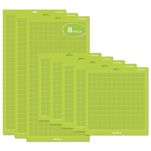 ReArt Cutting Mat - Standard 12x24 Inch 3 Packs and 12x12 Inch 5 Packs