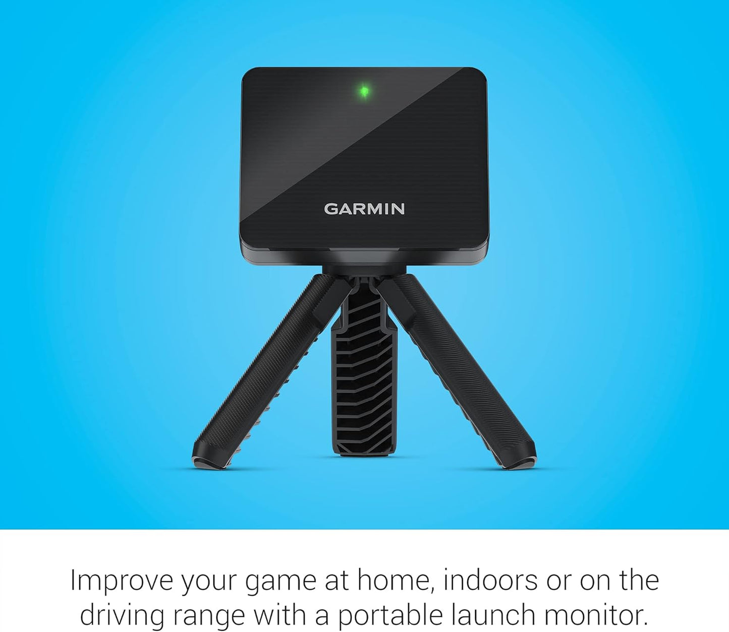 Garmin Approach R10 Portable Golf Launch Monitor | Take Your Game Home or Practice at The Driving Range | Track Metrics, Record Video or Play 43,000+ Courses with Signature Series Power Bundle