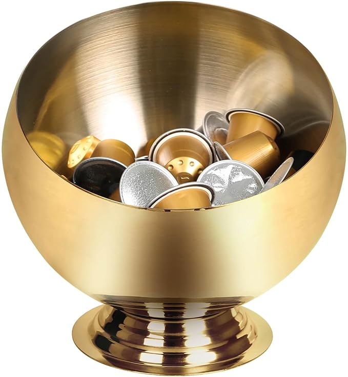 Coffee Pod Holder-Coffee Pod Storage-K Cup Holder-Espresso Pod Holder-Coffee Pod Organizer（GOLD