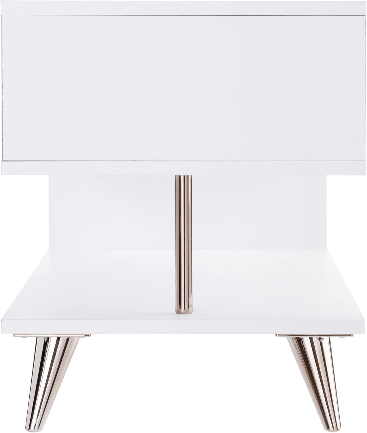 SEI Furniture Sills Low Profile TV Stand, White