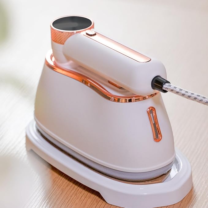 Professional Garment Steamer for Clothes 2 in 1, High Steam Volume 20g/min for Powerful Wrinkle Removal, Leak Proof, 120v, 1000w