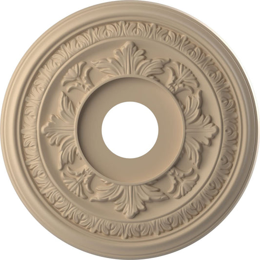 16Od X 3 1/2Id X 1P Baltimore Thermoformed Pvc Ceiling Medallion (Fits Canopies Up To 6 1/2), Ultracover Satin Smokey Beige