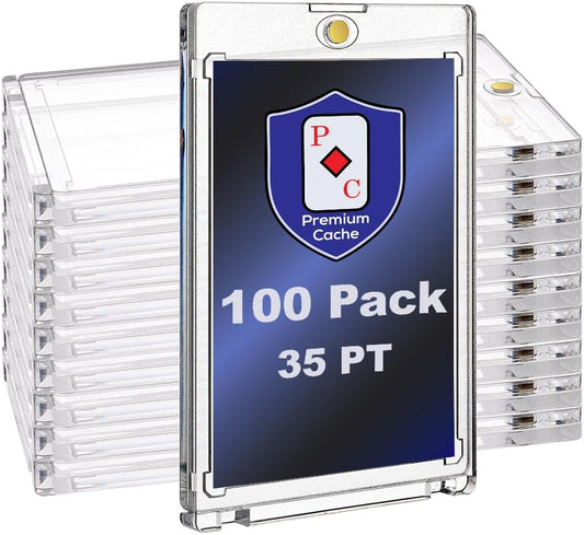 Magnetic Card Holders for Trading Cards | 100 Pack