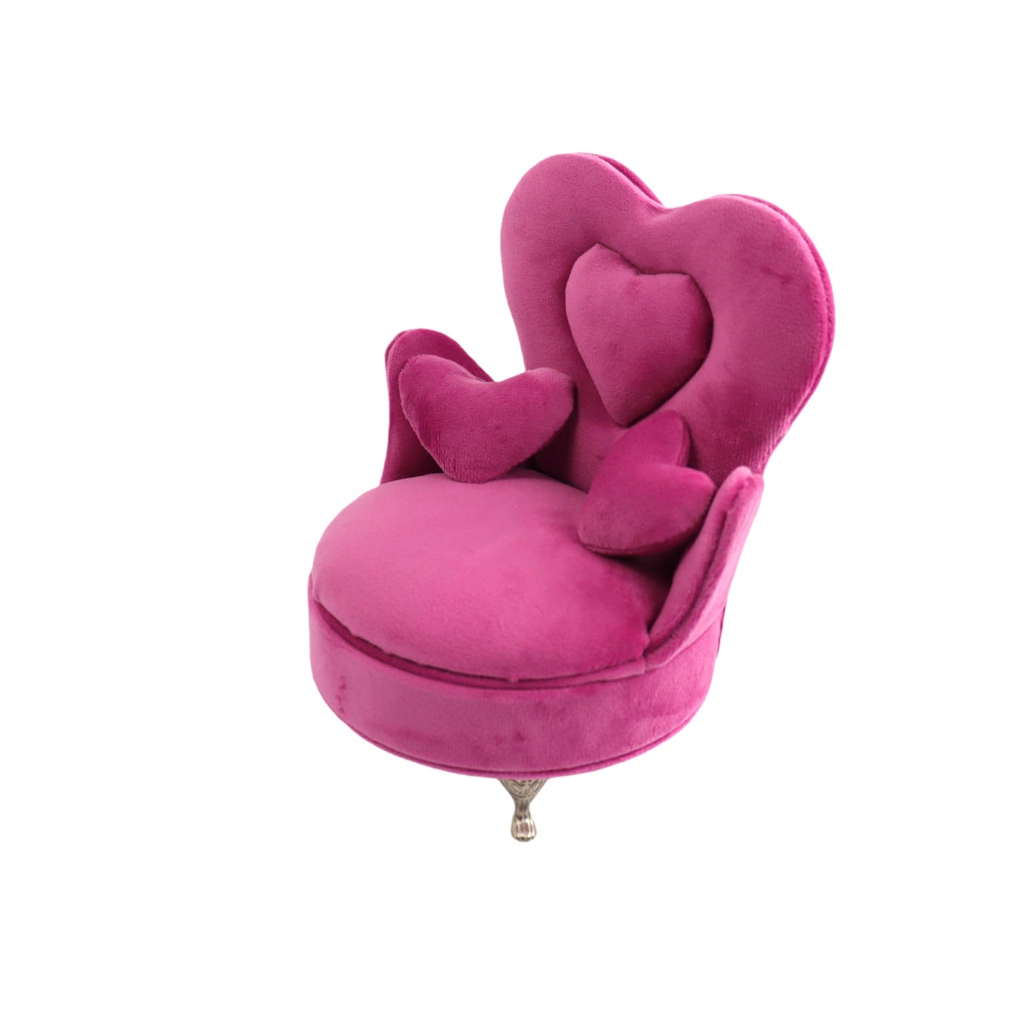 CONCISE Adult Dollhouse Furniture 1/6 1/12 Scale Miniature Velvet Sofa Hidden Jewelry Box for Women 14+ Collectors Ring Earring Necklace Bracelet Trinket Keepsake Storage Diorama Model Kit Display