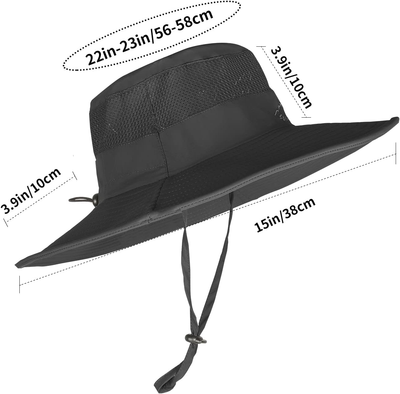 Sun Hats for Men Women Fishing Hat UPF 50+ Breathable Wide Brim Summer UV Protection Hat