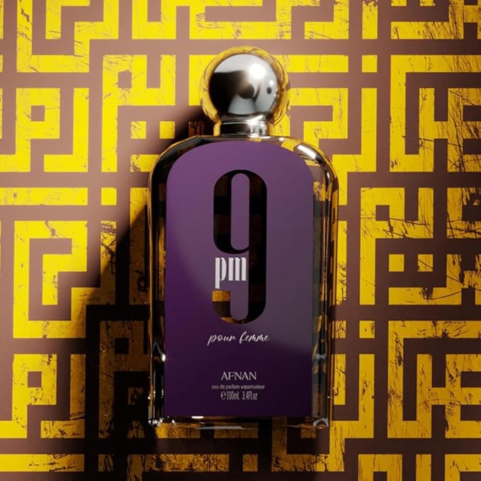 Afnan 9 PM Pour Femme Eau De Parfum, 3.4 Fl. Oz