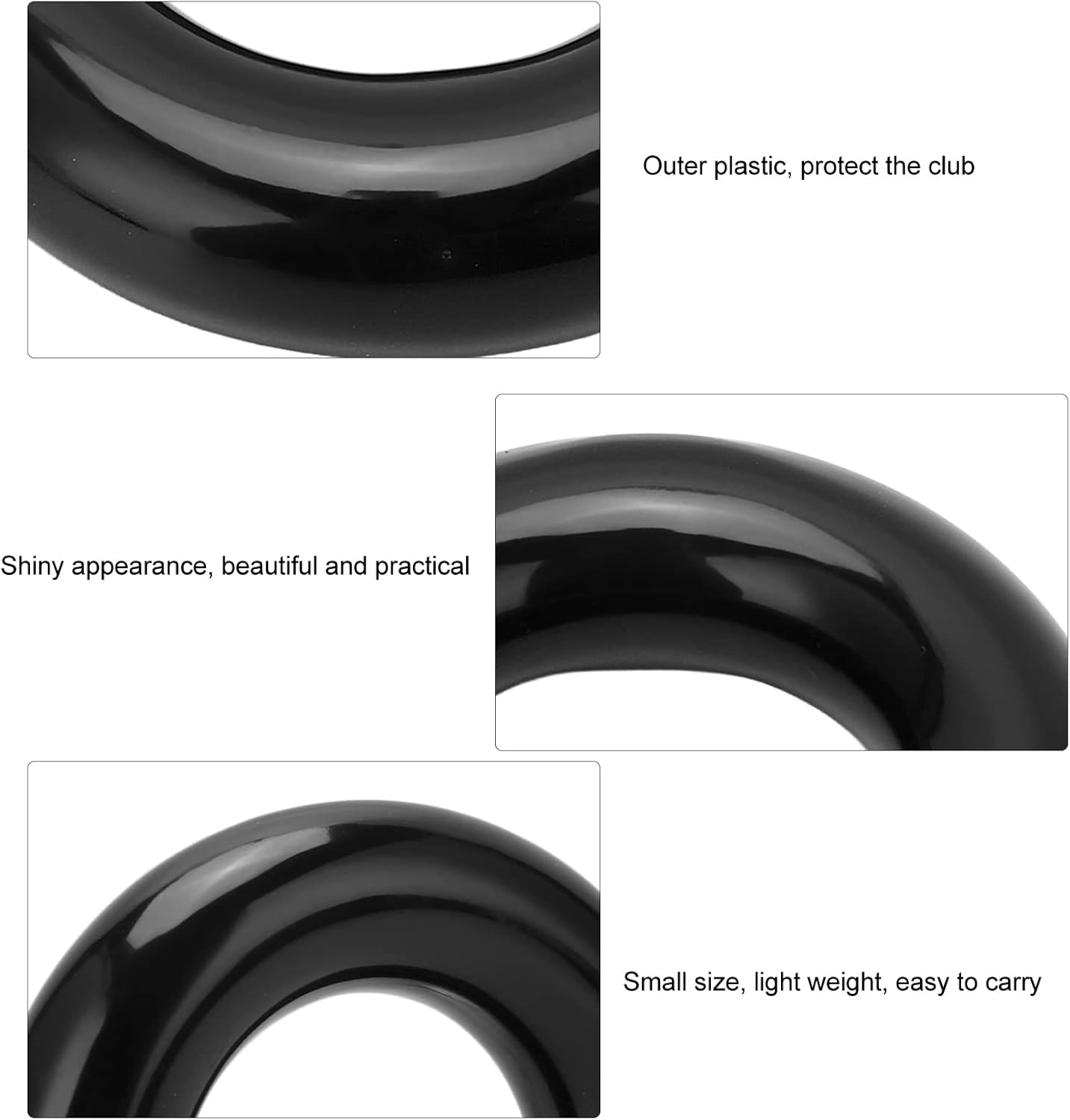 RBRSLALA Golf Swing Trainers Golf Weighted Swing Rings Golf Club Warm-up Weight Rings Practice Weight Rings Golf Swing Instructor Golf Club Weights