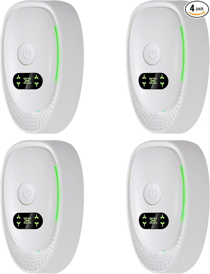 Plug In Air Purifier 4 Pack，Negative Air Ionizer for Home, Air Freshener Odor Reducer for Home from Pets Smoke Smell Kitchen Odor