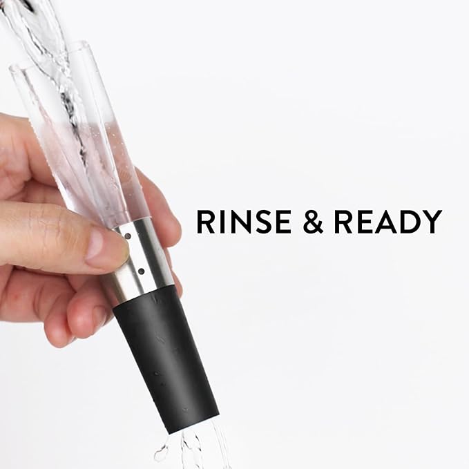 Wine Aerator & Wine Pourer Dual Function with Leak-Proof Design, Universal Fit, Instant Red Wine Flavor Enhancer, Wine Tool Gift for Wine Lovers