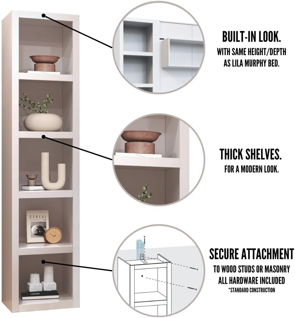 Oakland Living Brown 85-in Tall Wooden Bookcase Shelf