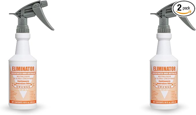 Eliminator Air Freshener and Odor Neutralizer: Industrial-Strength Odor Elimination with Advanced Molecular Technology for 24-Hour Freshness - Transform Your Space Instantly (Orange)