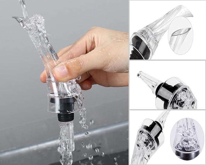 Wine Pourer 2pcs Premium Wine Aerator Pourer Professional Quality Wine Aerator Pourer Spout 2 Packs
