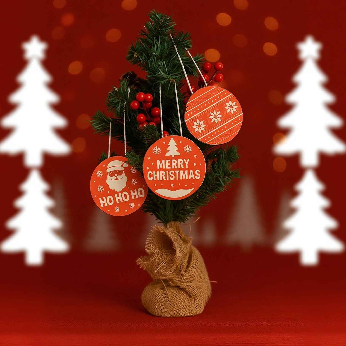 Annoying Screaming Goat Prank for Christmas Tree Decorations, Funny Hanging Christmas Prank Ornament, Goat Scream Lasts for 8 Hours, Christmas Winter New Year Party Supplies (Santa Claus)