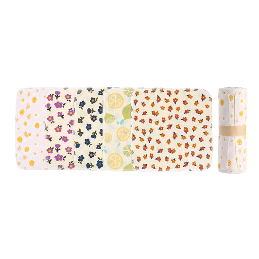 25Pcs of Multi-Color Reusable Washable Single-Layer Toilet Paper Rolls, Durable Rollable Cleaning Cloths for Daily Use and Home Cleaning