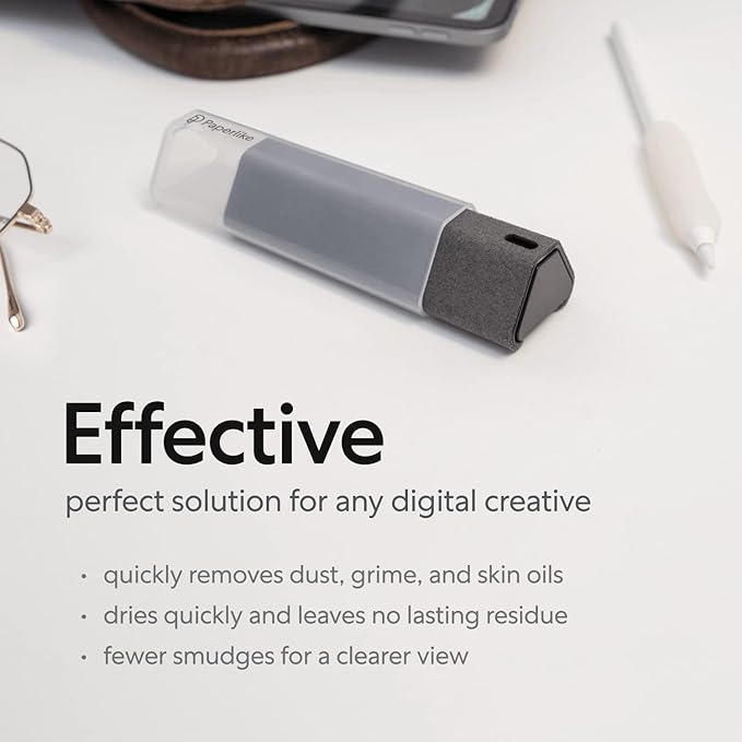 Paperlike All-in-One Cleaning Kit - Microfiber Spray Bottle & Cleaning Solution - Safe for iPad & Electronic Displays