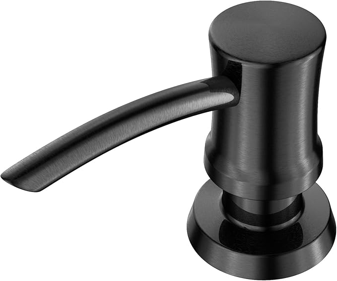 KRAUS Kitchen Soap and Lotion Dispenser in Spot-Free Black Stainless Steel, KSD-54SFSB