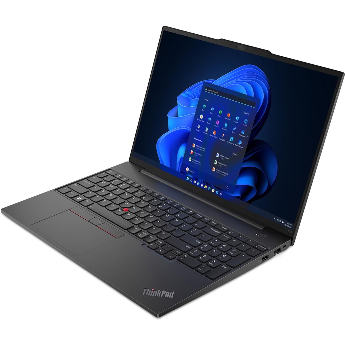 Lenovo Thinkpad E16 Gen 1 21Jt001Pus 16 Notebook - Wuxga - 1920 X 1200 - Amd Ryzen 5 7530U Hexa-Core (6 Core) 2 Ghz - 8 Gb Total
