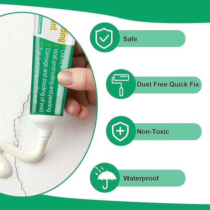 Drywall Repair Kit, Wall Mending Agent,Wall Surface Hole Fill Quick and Easy Solution
