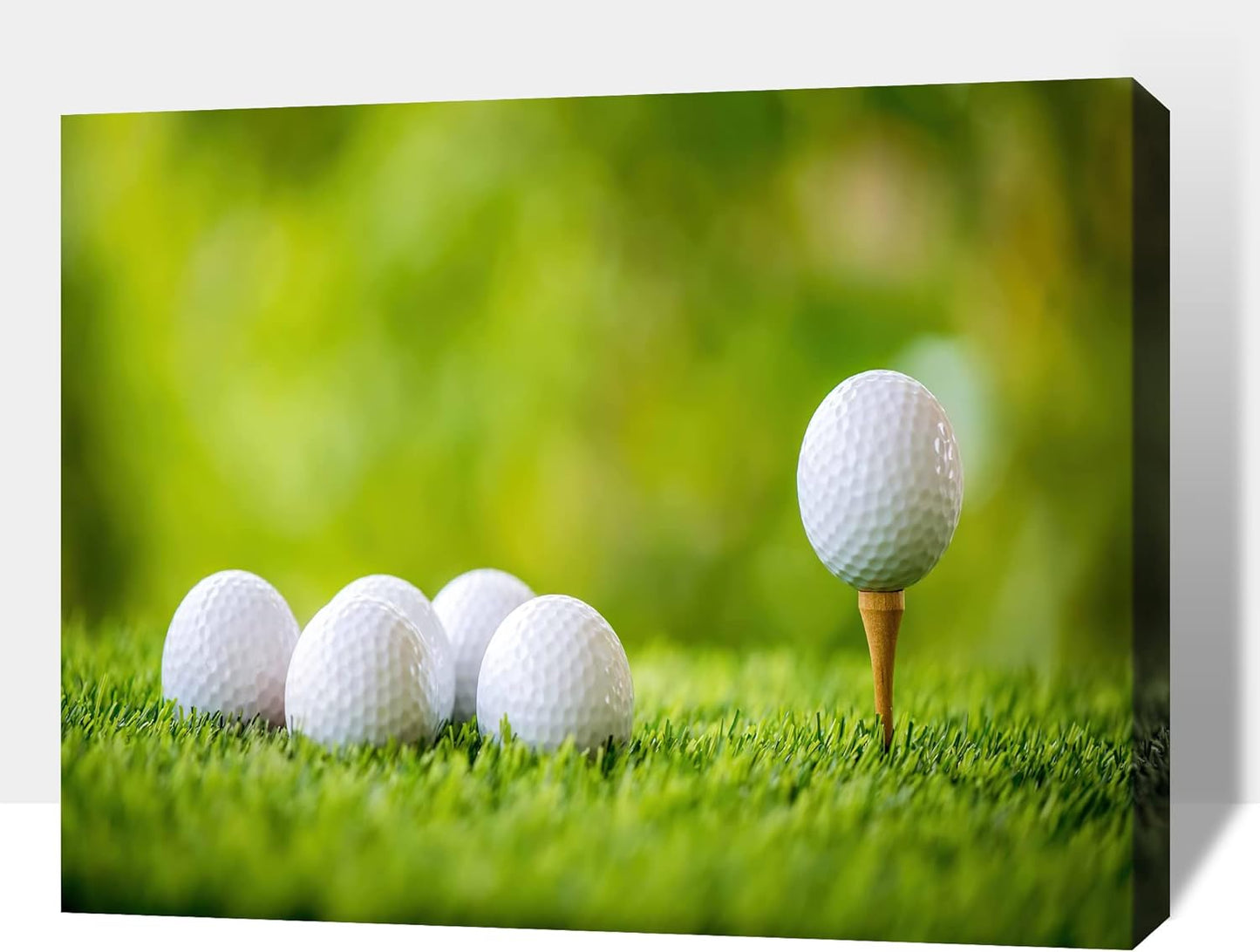 GUTTATY Golf Wall Art, Golf Pictures Posters Canvas Print Wall Decor for Golfer's Man Cave Home Ofice Ready to Hang (28x40 Inches)