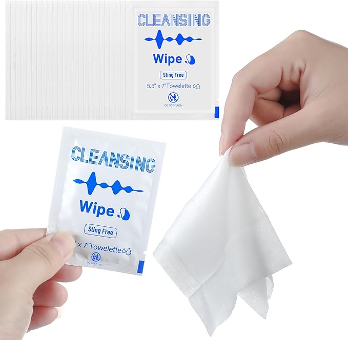 Timgle 200 Count Hearing Aid Wipes Individually Wrapped Cleaning Towelettes Phone Cleaning Wipes Laptop Cleaner Wipes for Earwax Earbuds Sweat Earmold Earplugs in Ear Monitors Clean Removal