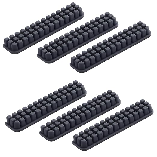 Nozzle Wiper Replacement for Bambu Lab A1 – 6 Pack, Silicone Nozzle Brush Cleaning Kit, 3D Printer Replacement Accessories