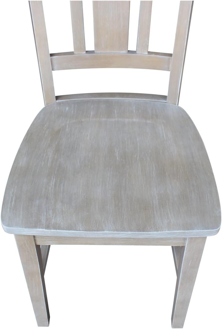 International Concepts San Remo Chair Washed Gray Taupe