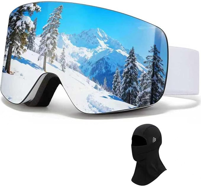 Ski Goggles OTG Snow/Snowboard Goggles Snowboarding Goggles Over Glasses Ski Goggle for Men Women Adult