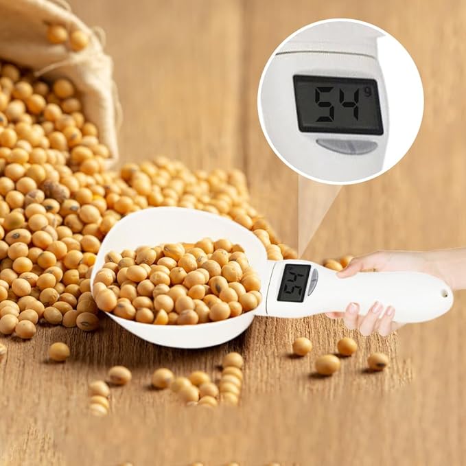 Digital Measuring Spoon, 2026 Upgraded Digital Food Measuring Scoop Scale, Electronic Kitchen Measuring Spoon Scale for Daily Meals, Kitchen Gadgets, Pet Dog Cat Food (3)