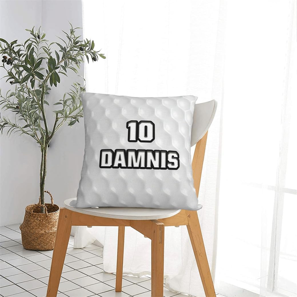 Golf Lovers Home Decor Gifts Personalized Sport Enthusiast Pillowcase Gifts Custom Name Funny Ball Sport Theme Throw Pillow Cover Customized Funny Ball Theme Golf Throw Pillowcase for Sofa Bedding