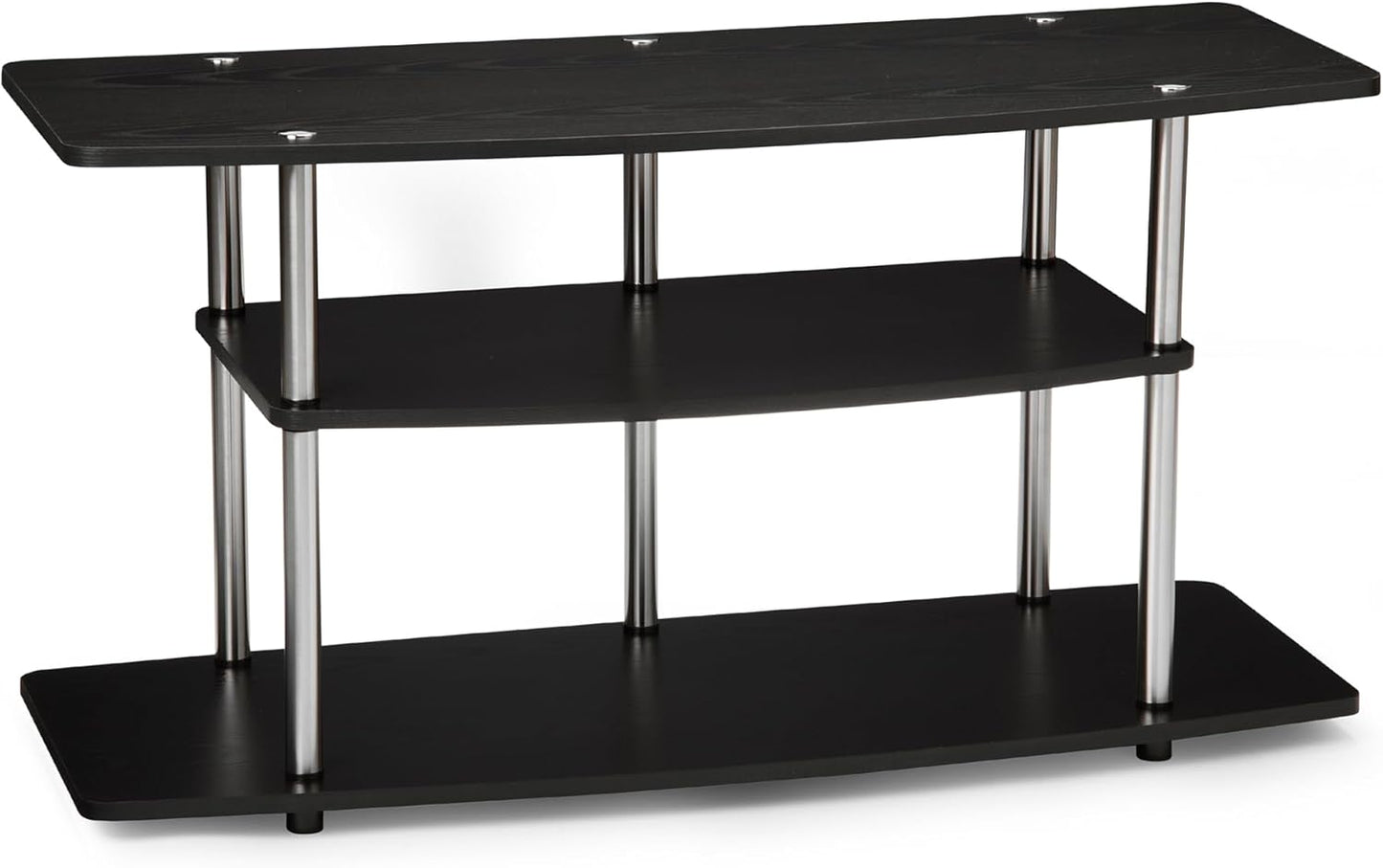 Convenience Concepts Designs2Go No Tools 46 inch 3 Tier Wide TV Stand, Black