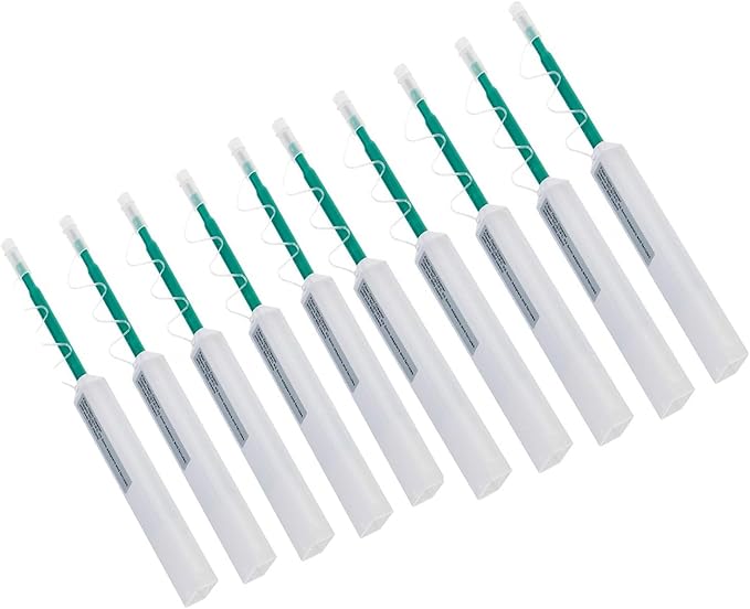 Fiber Cleaner Fiber Optical Tools,10PCS Fiber Optic Cleaner Pen for 2.5mm Ferrules SC,FC,ST,SC/APC and FC/APC,800+ Clean Times