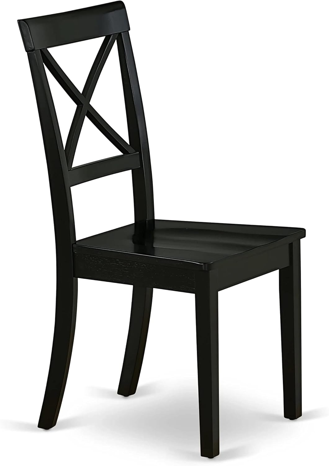 East West Furniture ESBO3-BCH-W 3 Piece Kitchen Table & Chairs Set Contains a Round Dining Room Table with Pedestal and 2 Dining Chairs, 30x30 Inch, Black & Cherry