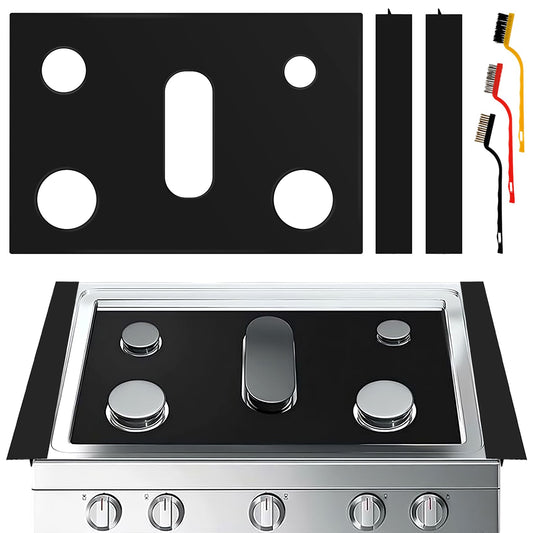 Stove Cover Gas Stove Top Burner Covers Protectors for Samsung Gas Range Stove Mat Protector Reusable,Oven Liners Mat,Non-Stick Washable Keep Stove Clean Stove Guard