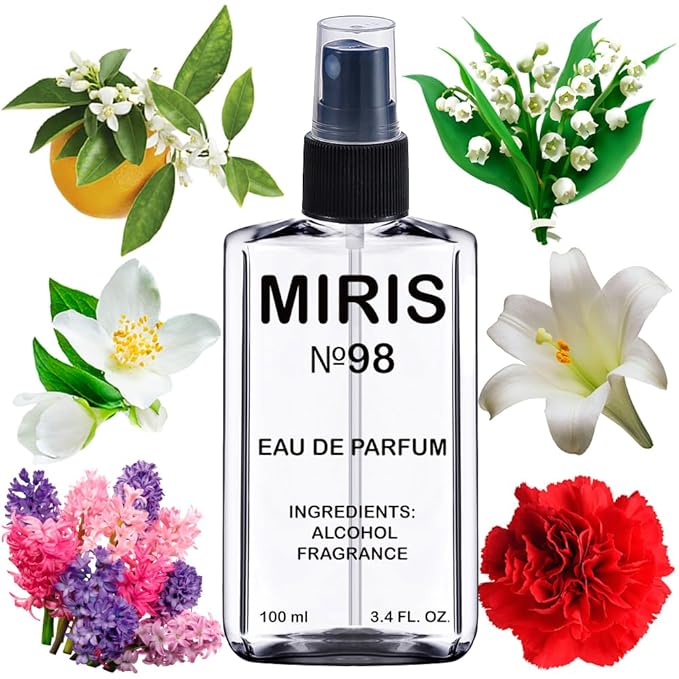 MIRIS No. 98, Inspired by Anais Anais, Long-Lasting Eau de Parfum for Women, Spray 3.4 Fl Oz / 100 ml
