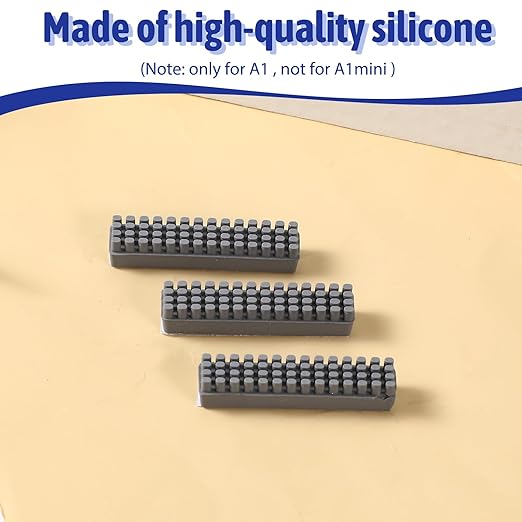 3 PCS 3D Printer A1 Mini Nozzle Cleaning Kit, Silicone 3D Printer Hotbed Heatbed Nozzle Wiper Cleaning Tool Brush Compatible with Bambu Lab A1 Mini 3D Printer(Not for A1)