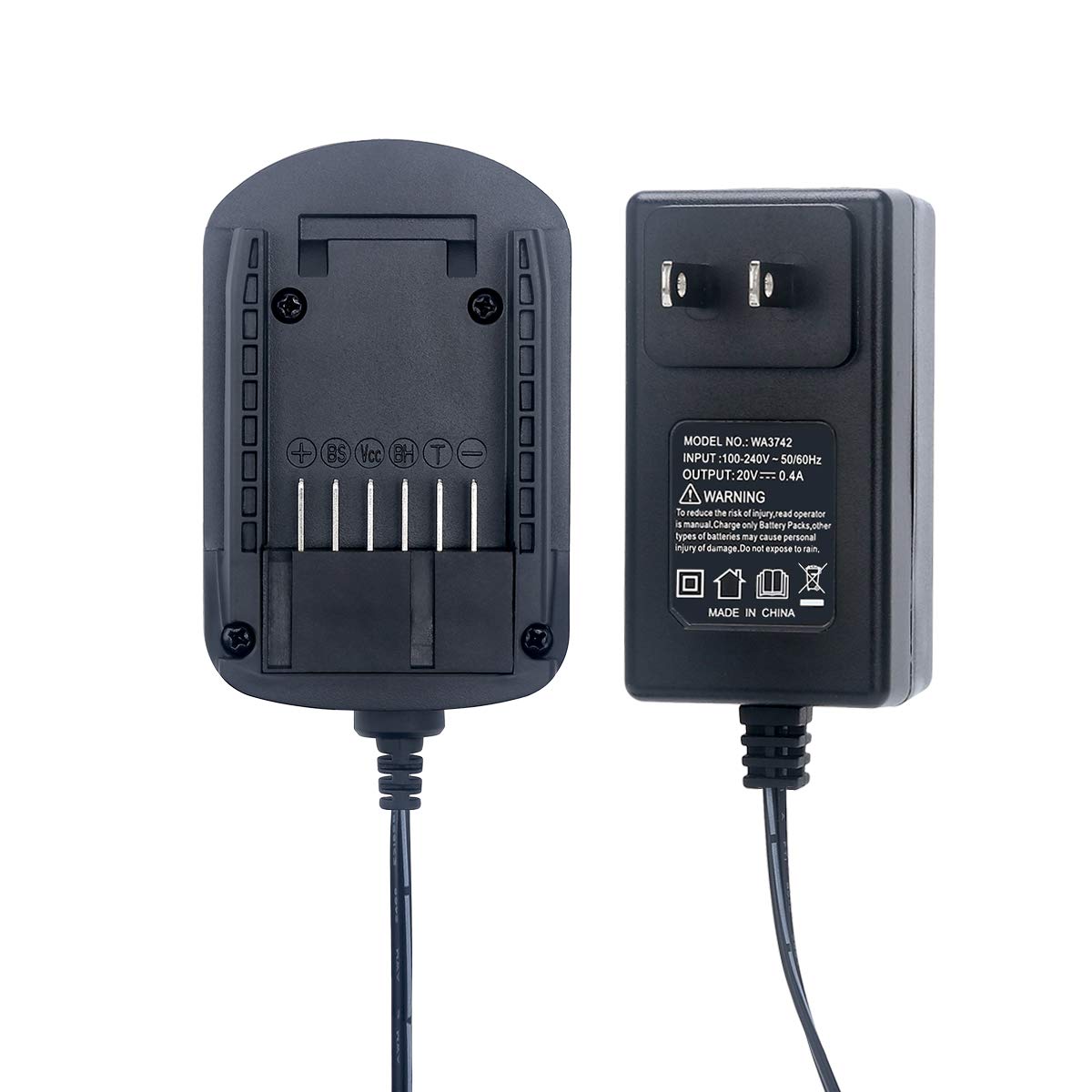 Lasica Replacement For Worx Battery Charger 20V Wa3742 Compatible With Worx 20V Lithium Battery Wa3520 Wa3525 Wa3578 Wa3575 Wa35