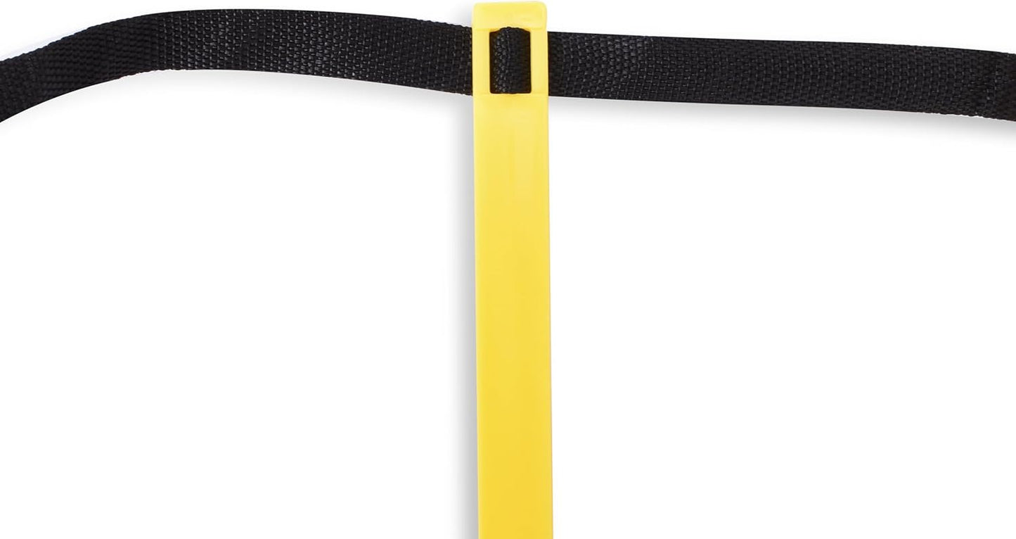Agility Ladder, 2 Pack - Exercise and Training Ladder Set with Ground Stakes for Football, Soccer, Tennis, and More - Improves Speed & Fitness - Complete with Carrying Bag