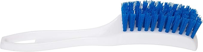 Fuller Brush 306 Stain Brush – Heavy Duty Spot Remover Brush for Carpet, Rugs, Upholstery – Durable Bristles & Comfort Grip Handle, Stain Scrubber, Grime Scraper – Blue