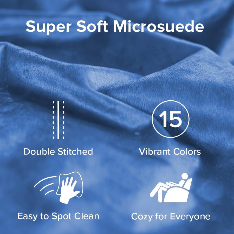 Sofa Sack Bean Bag Chair - Plush, Ultra Soft - Memory Foam Bean Bag Chair with Microsuede Cover - Stuffed Foam Filled Furniture and Accessories for Dorm Room 5 Feet - Royal Blue