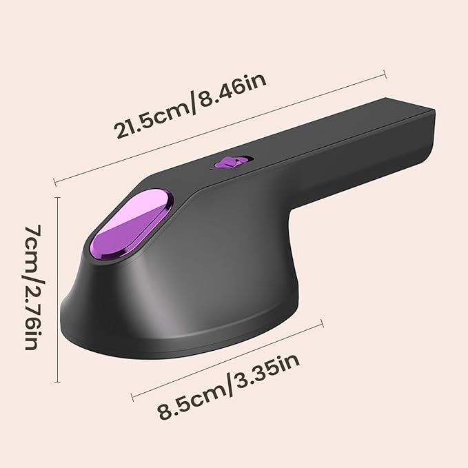 Handheld Steamer, Travel Iron Machine for Garments, Dress Steamer for Cotton, Linen, Wool, Delicate Fabrics, Premium Material, Home Trip Dress Shirt Ironing Tool