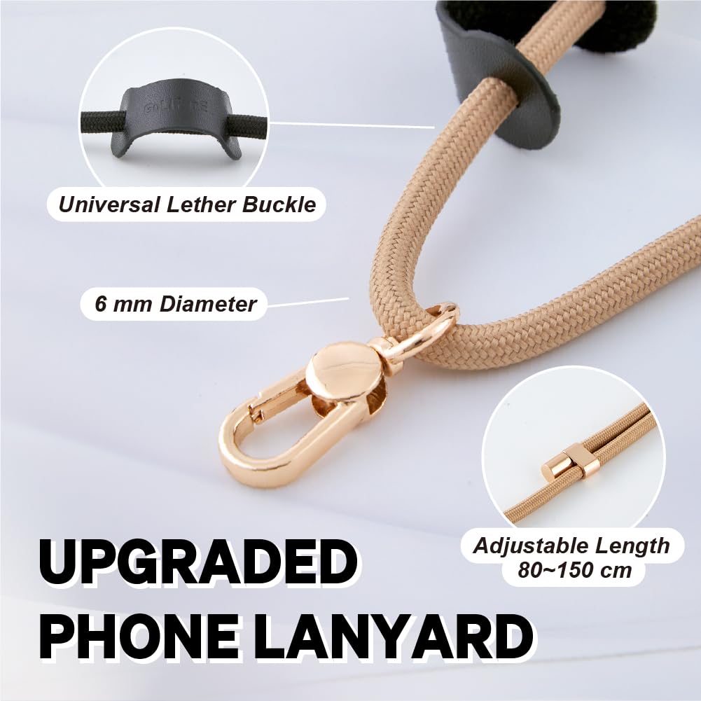 Golifyne Universal Phone Lanyard, Anti-Theft Crossbody Strap For Iphone 15 Pro Max And Most Smartphones, Adjustable Cell Phone N